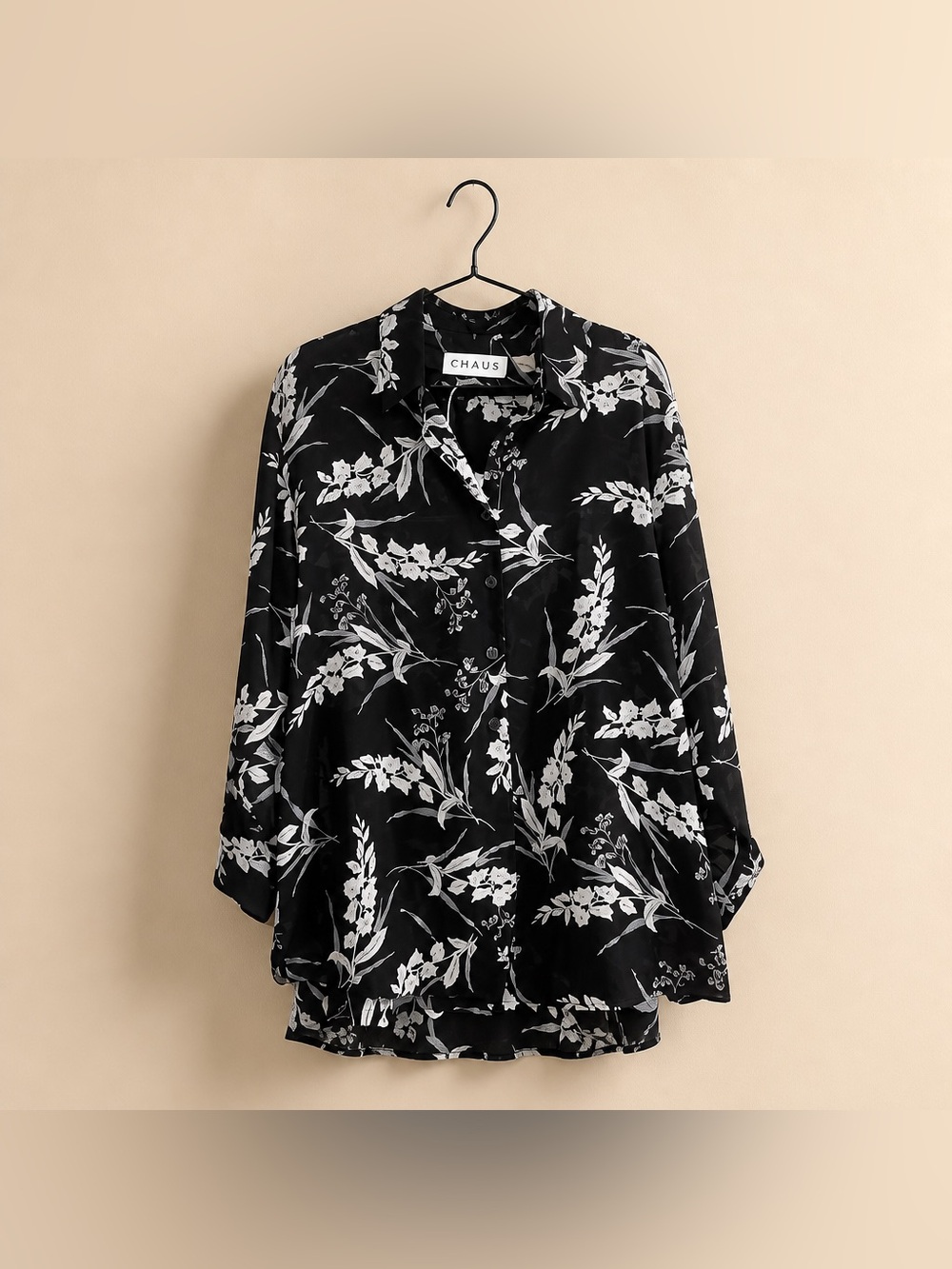 Chaus Size 18 2 pc. Leaf Print Midi Length Polyester Dress